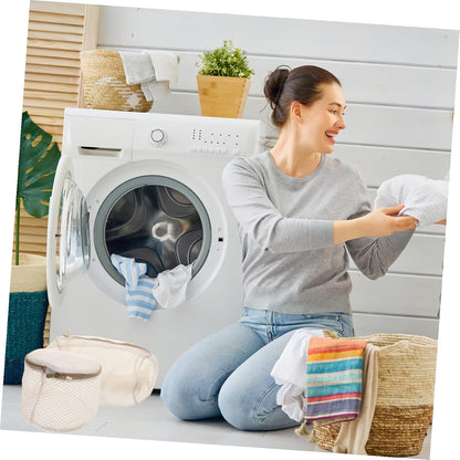6pcs Mesh Laundry Bags with Zipper for Delicate Clothes Washing Clothing Organizer for Underwear Socks Gloves Protective Washing Machine Bags for Travel and Home Use