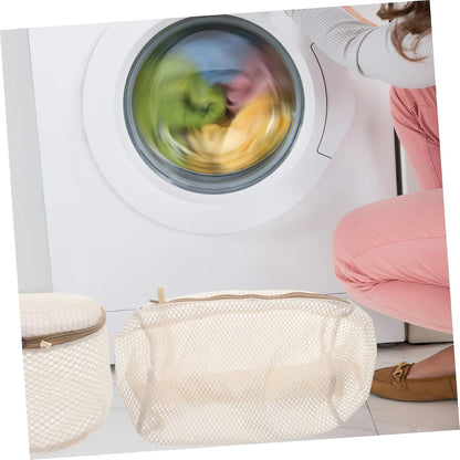 6pcs Mesh Laundry Bags with Zipper for Delicate Clothes Washing Clothing Organizer for Underwear Socks Gloves Protective Washing Machine Bags for Travel and Home Use
