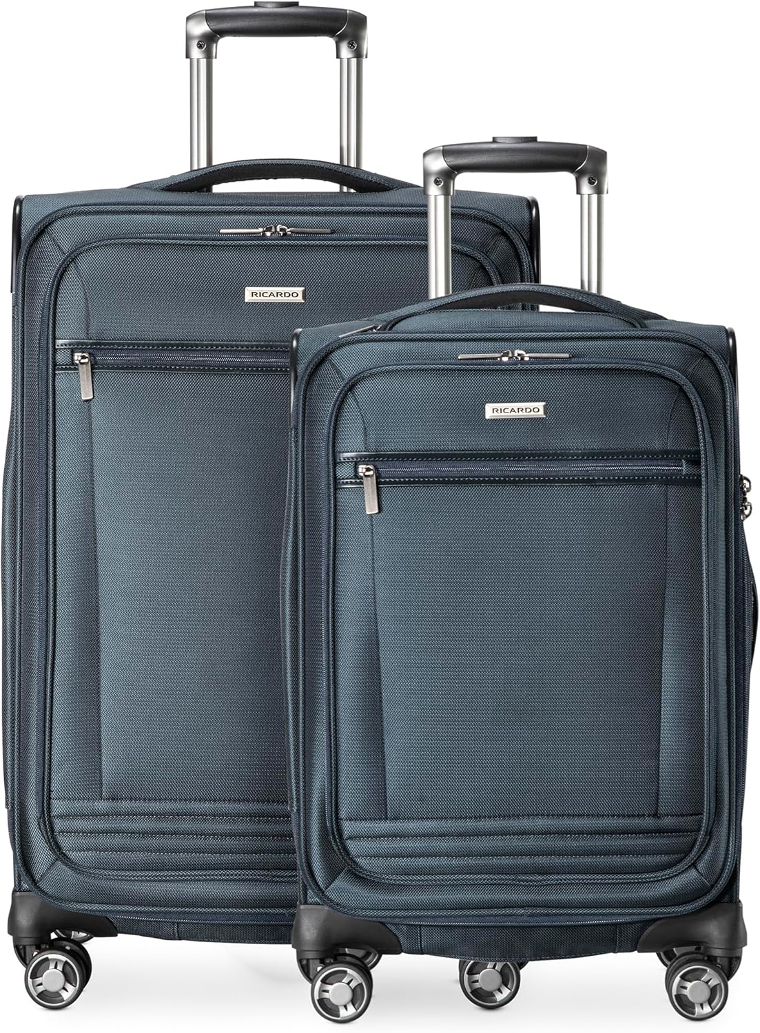Avalon Softside Carry-On Luggage Made with Sustainable 100% Recycled PET (rPET), Lightweight, Eco-Friendly Travel, Expandable, Dual Spinner Wheels, Serengeti Night, 20-inch