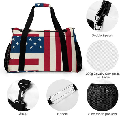 Lightweight Carry On Duffel Bag Weekender Overnight Travel Tote Bag Foldable for Men Women Gym