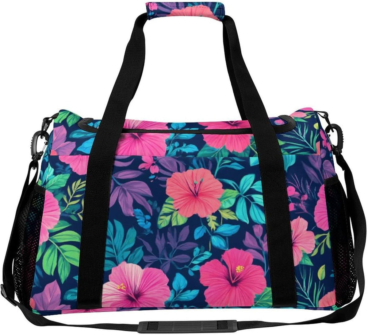 Lightweight Carry On Duffel Bag Weekender Overnight Travel Tote Bag Foldable for Men Women Gym
