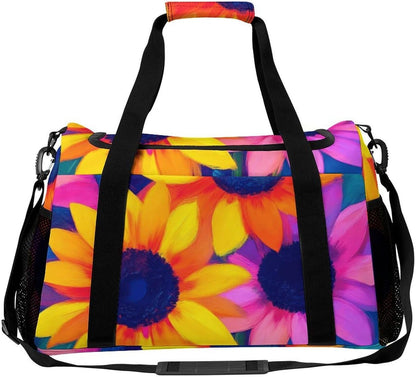 Lightweight Carry On Duffel Bag Weekender Overnight Travel Tote Bag Foldable for Men Women Gym