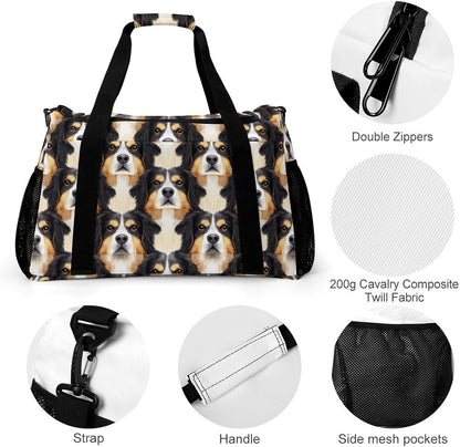Lightweight Carry On Duffel Bag Weekender Overnight Travel Tote Bag Foldable for Men Women Gym