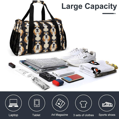 Lightweight Carry On Duffel Bag Weekender Overnight Travel Tote Bag Foldable for Men Women Gym
