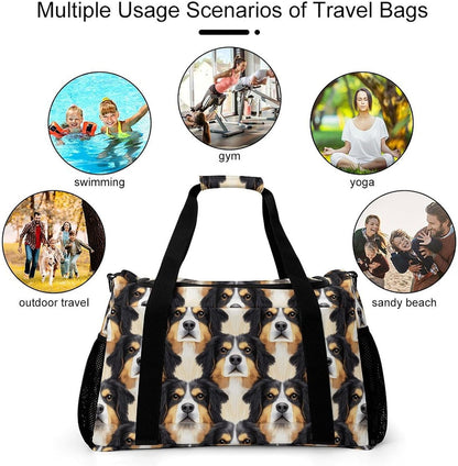 Lightweight Carry On Duffel Bag Weekender Overnight Travel Tote Bag Foldable for Men Women Gym