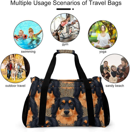 Lightweight Carry On Duffel Bag Weekender Overnight Travel Tote Bag Foldable for Men Women Gym