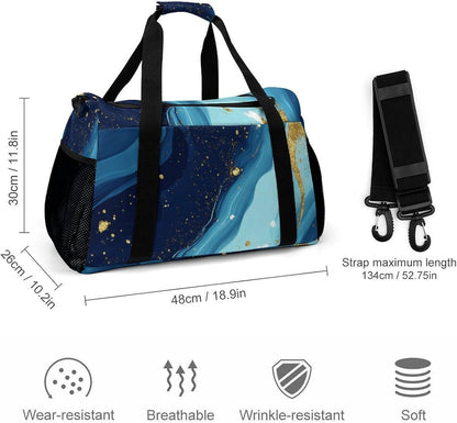 Lightweight Carry On Duffel Bag Weekender Overnight Travel Tote Bag Foldable for Men Women Gym