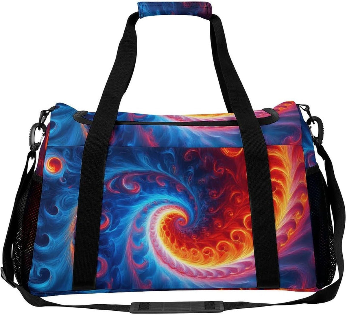 Lightweight Carry On Duffel Bag Weekender Overnight Travel Tote Bag Foldable for Men Women Gym