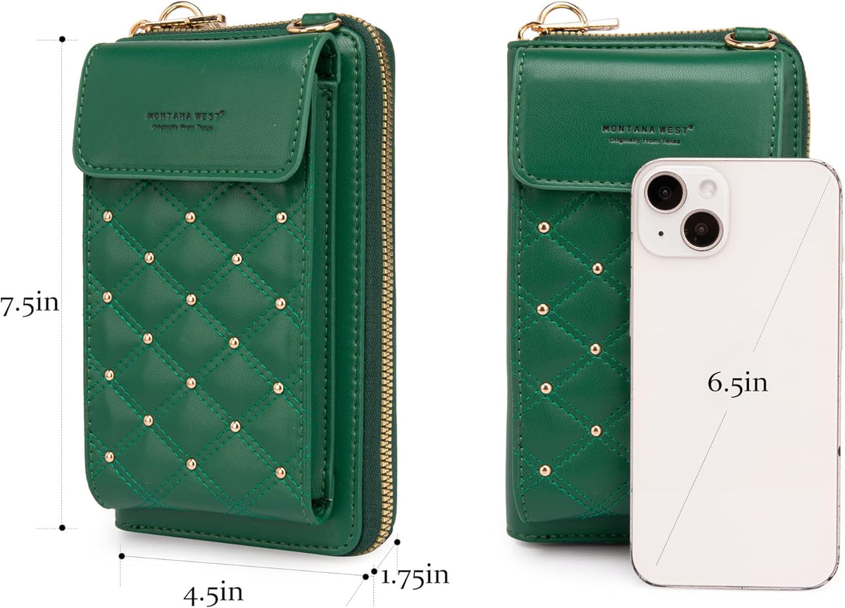 Montana West Crossbody Cell Phone Purse for Women RFID Blocking Cellphone Wallet