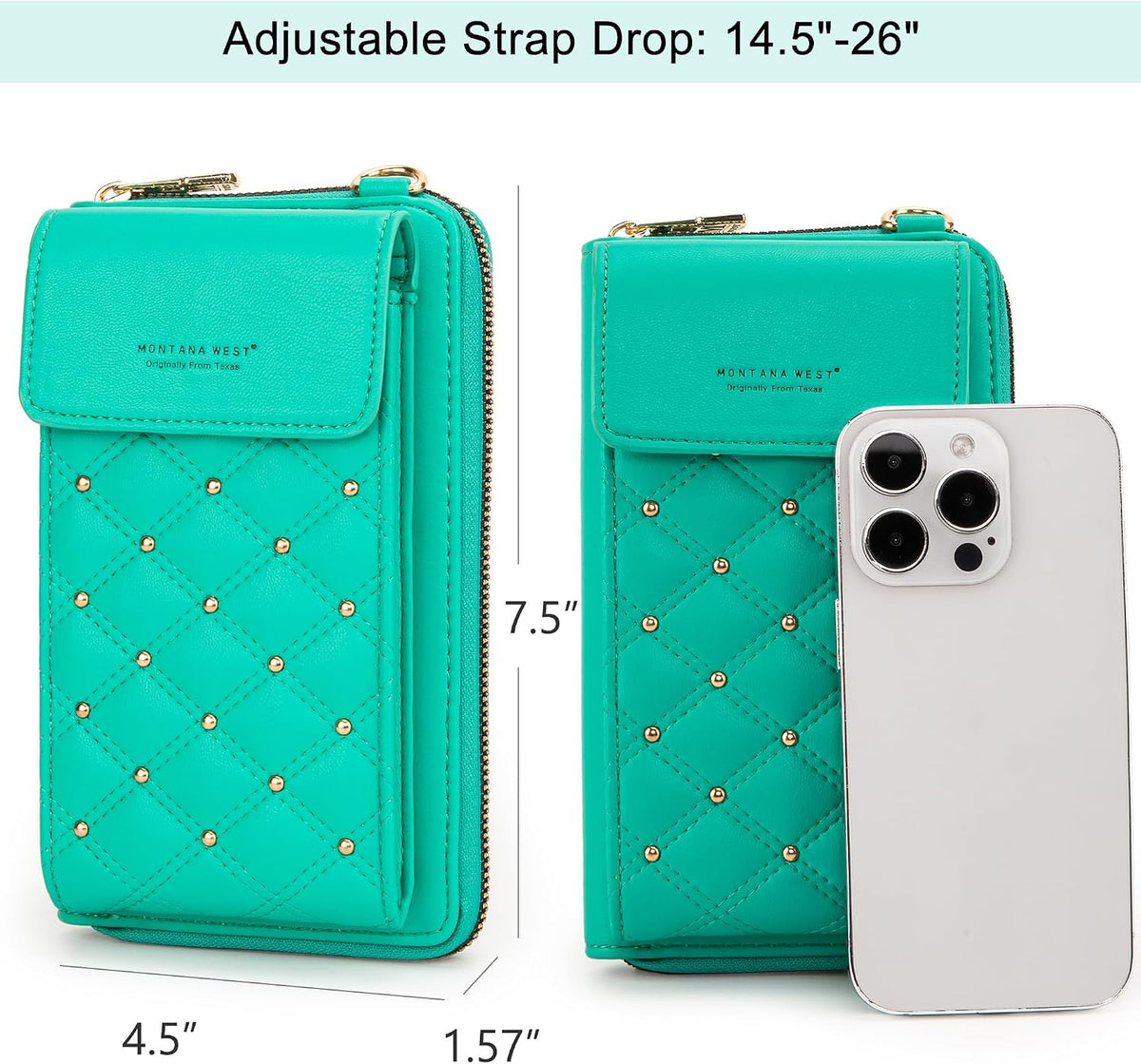 Montana West Crossbody Cell Phone Purse for Women RFID Blocking Cellphone Wallet