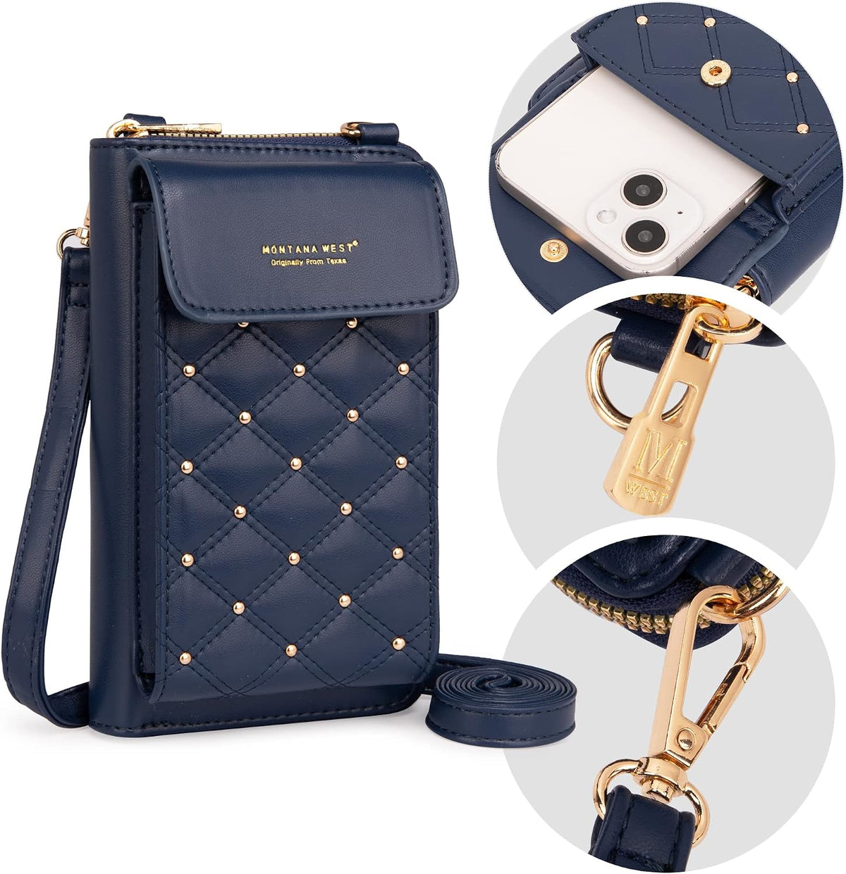 Montana West Crossbody Cell Phone Purse for Women RFID Blocking Cellphone Wallet
