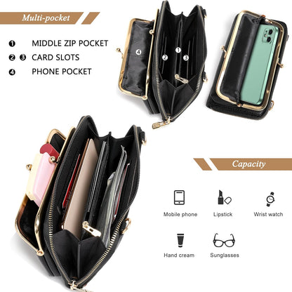 Montana West Crossbody Cell Phone Purse for Women RFID Blocking Cellphone Wallet