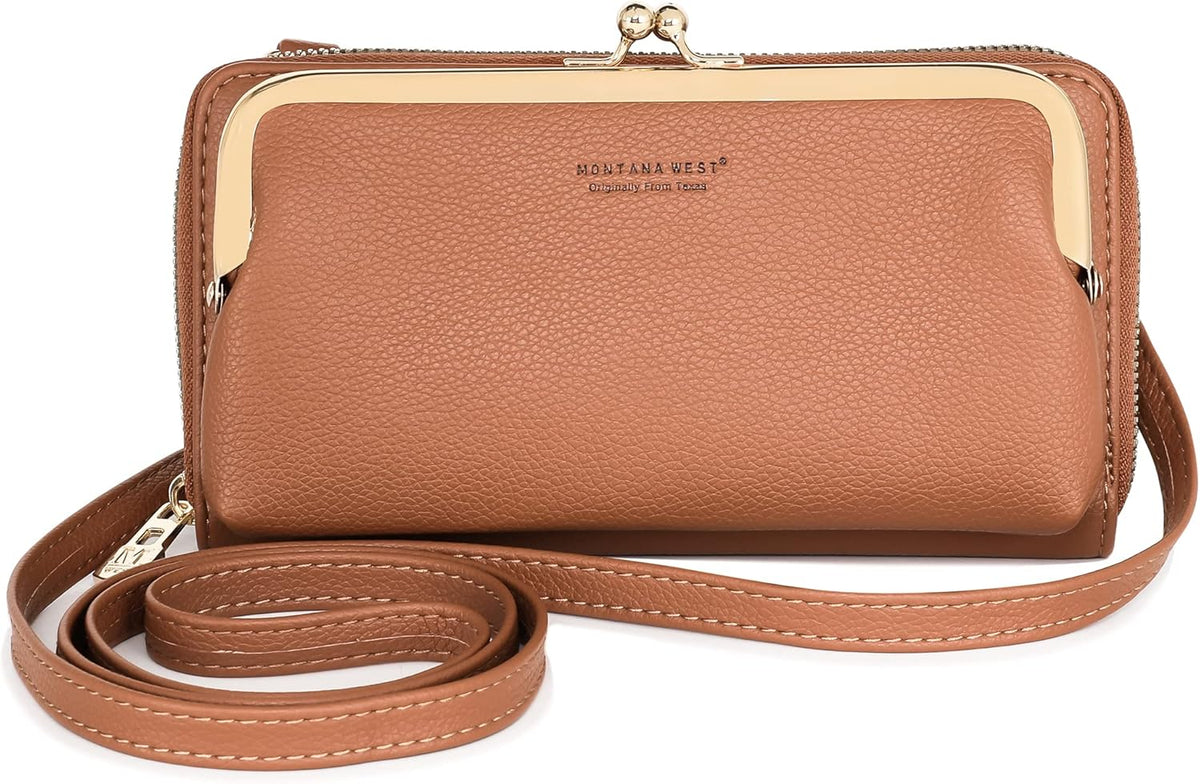 Montana West Crossbody Cell Phone Purse for Women RFID Blocking Cellphone Wallet