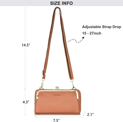 Montana West Crossbody Cell Phone Purse for Women RFID Blocking Cellphone Wallet
