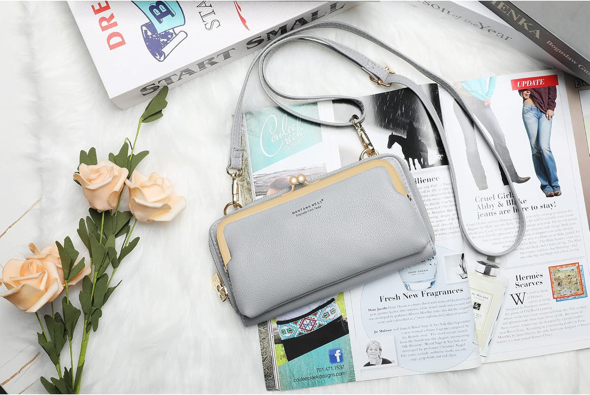 Montana West Crossbody Cell Phone Purse for Women RFID Blocking Cellphone Wallet