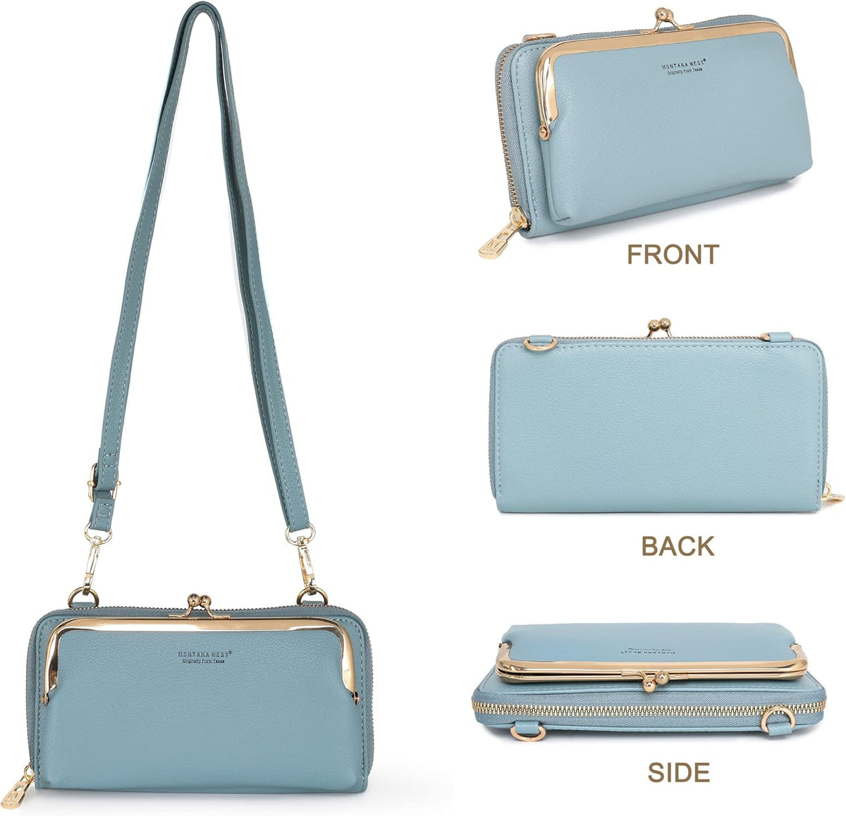 Montana West Crossbody Cell Phone Purse for Women RFID Blocking Cellphone Wallet