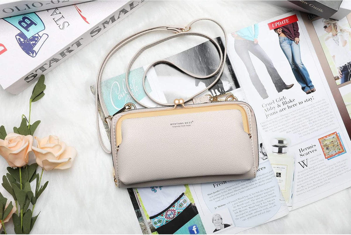 Montana West Crossbody Cell Phone Purse for Women RFID Blocking Cellphone Wallet