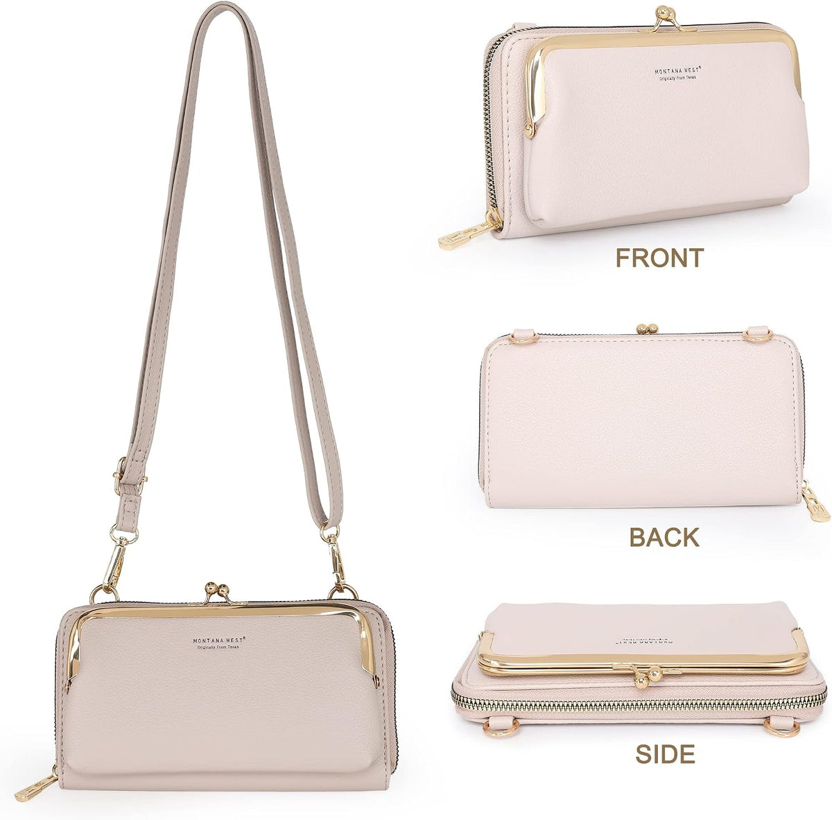 Montana West Crossbody Cell Phone Purse for Women RFID Blocking Cellphone Wallet