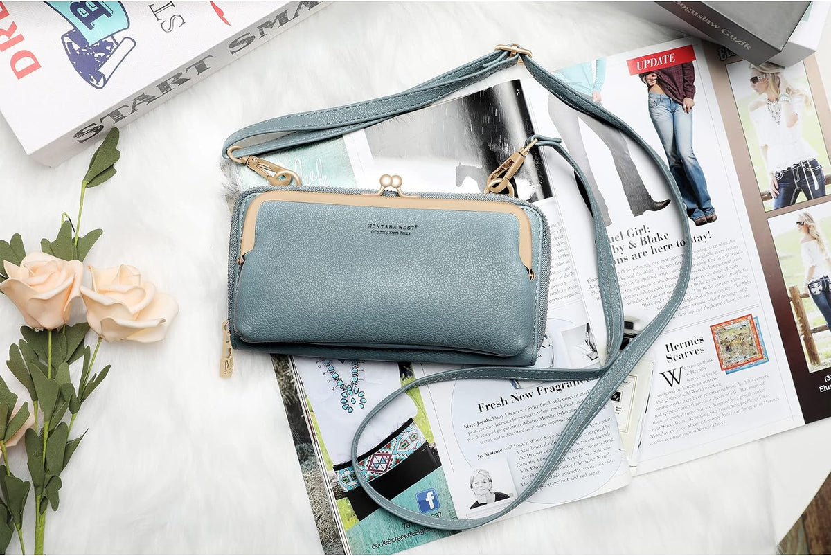 Montana West Crossbody Cell Phone Purse for Women RFID Blocking Cellphone Wallet