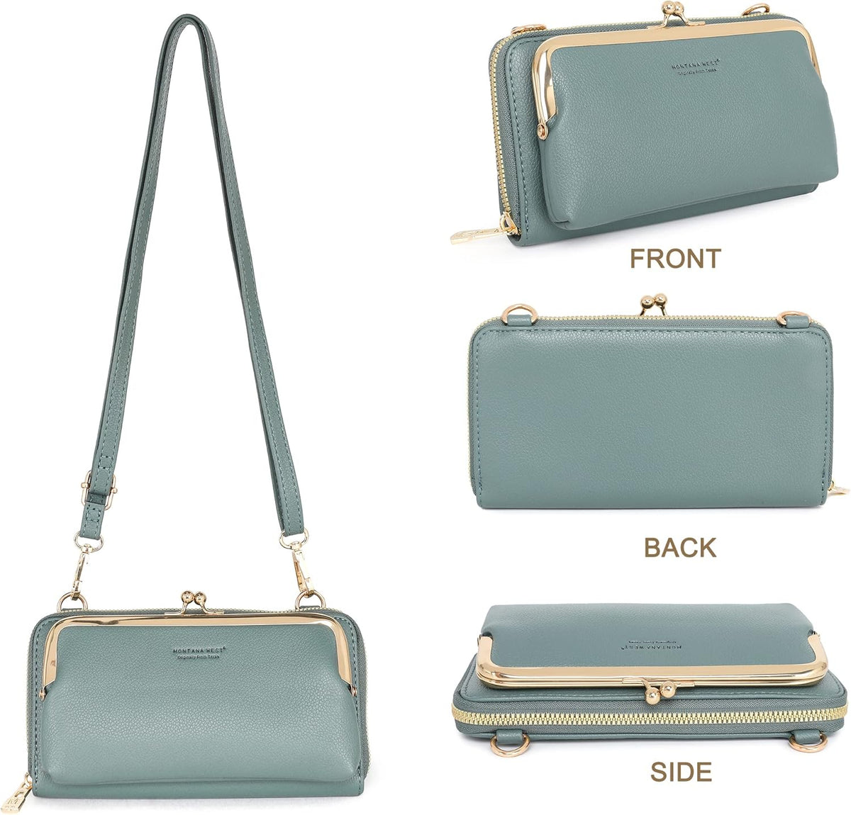 Montana West Crossbody Cell Phone Purse for Women RFID Blocking Cellphone Wallet