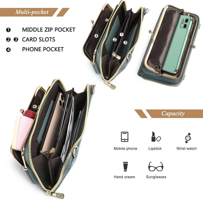 Montana West Crossbody Cell Phone Purse for Women RFID Blocking Cellphone Wallet