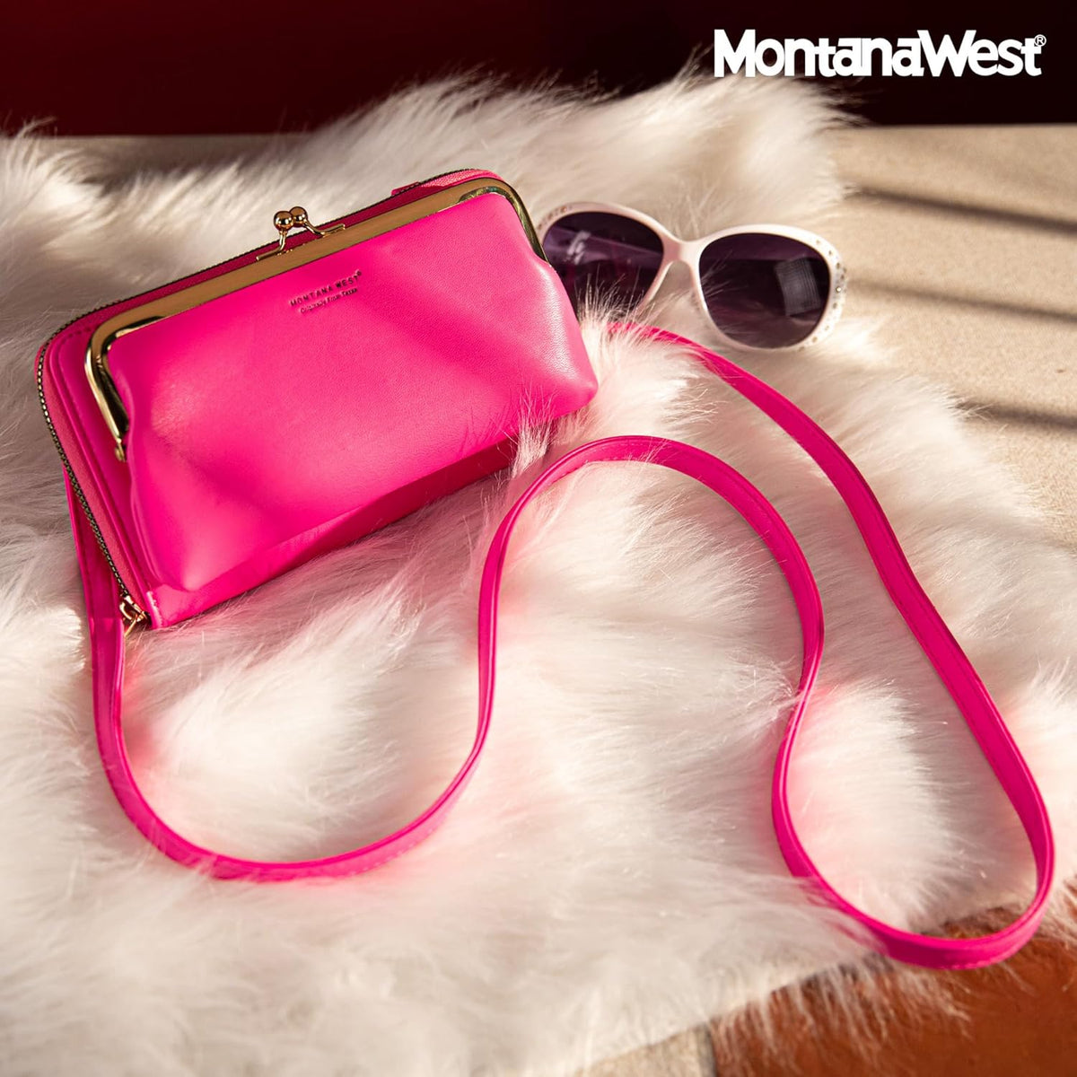 Montana West Crossbody Cell Phone Purse for Women RFID Blocking Cellphone Wallet