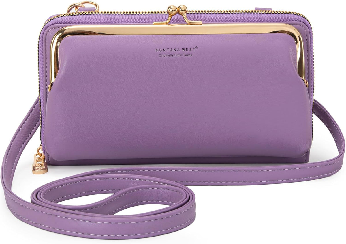 Montana West Crossbody Cell Phone Purse for Women RFID Blocking Cellphone Wallet