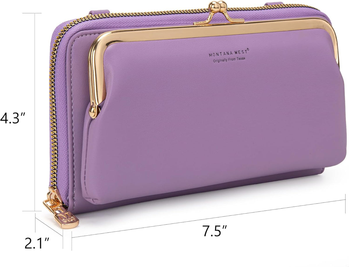 Montana West Crossbody Cell Phone Purse for Women RFID Blocking Cellphone Wallet