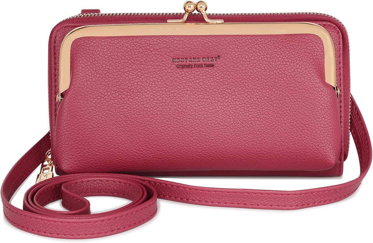 Montana West Crossbody Cell Phone Purse for Women RFID Blocking Cellphone Wallet