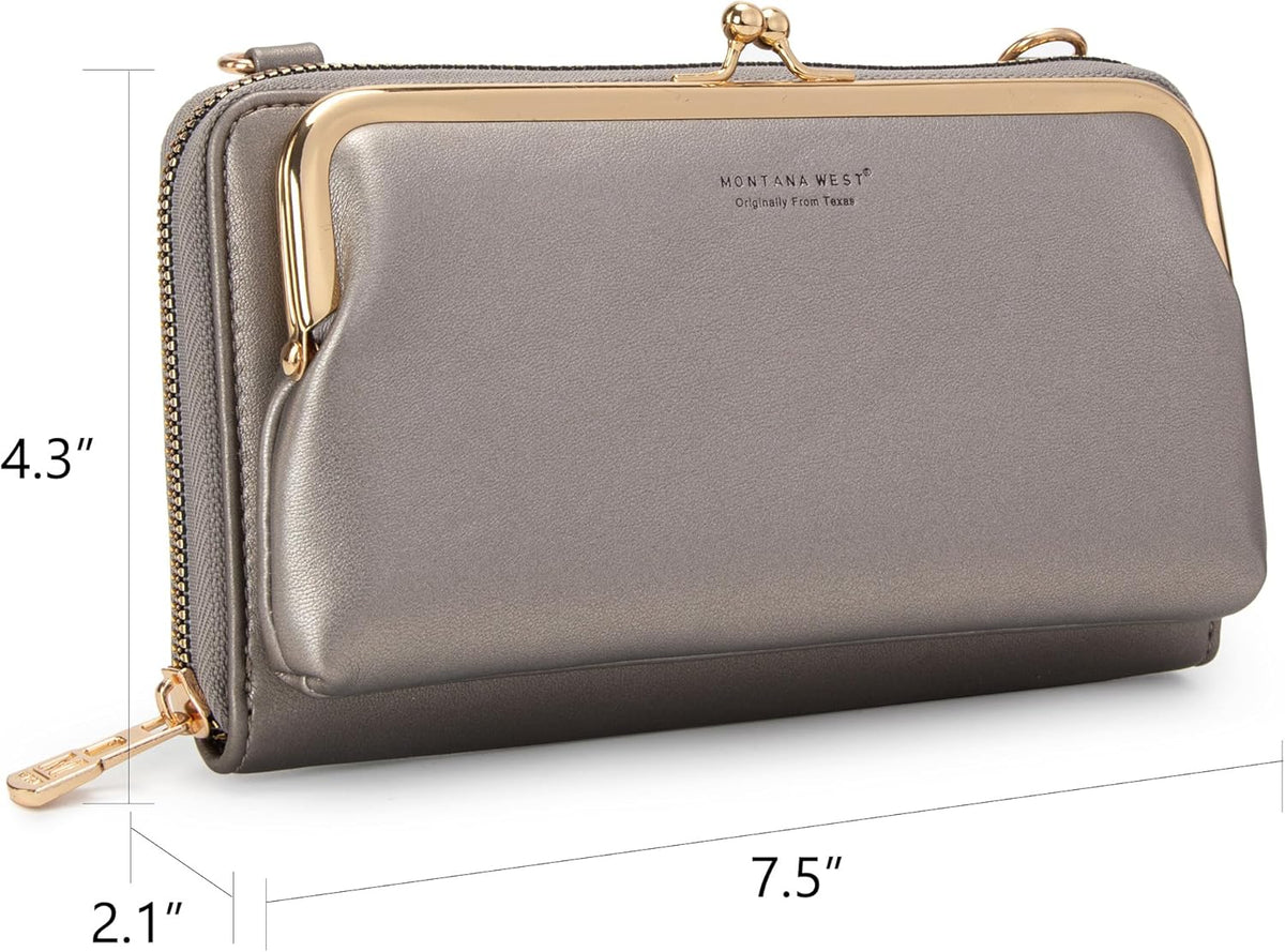 Montana West Crossbody Cell Phone Purse for Women RFID Blocking Cellphone Wallet