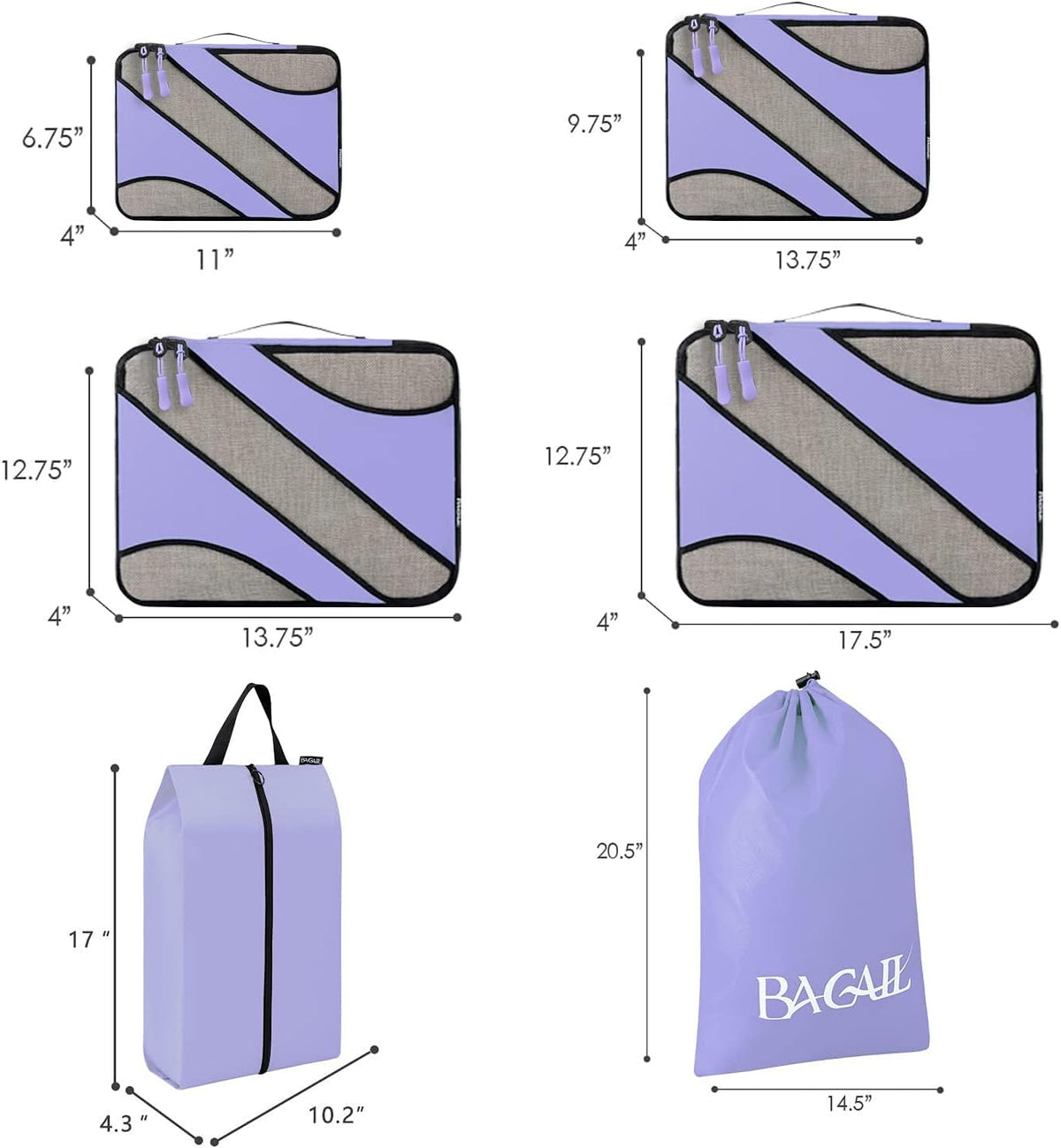 Packing Cubes,Travel Luggage Packing Organizers