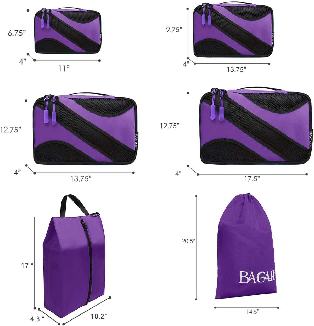 Packing Cubes,Travel Luggage Packing Organizers
