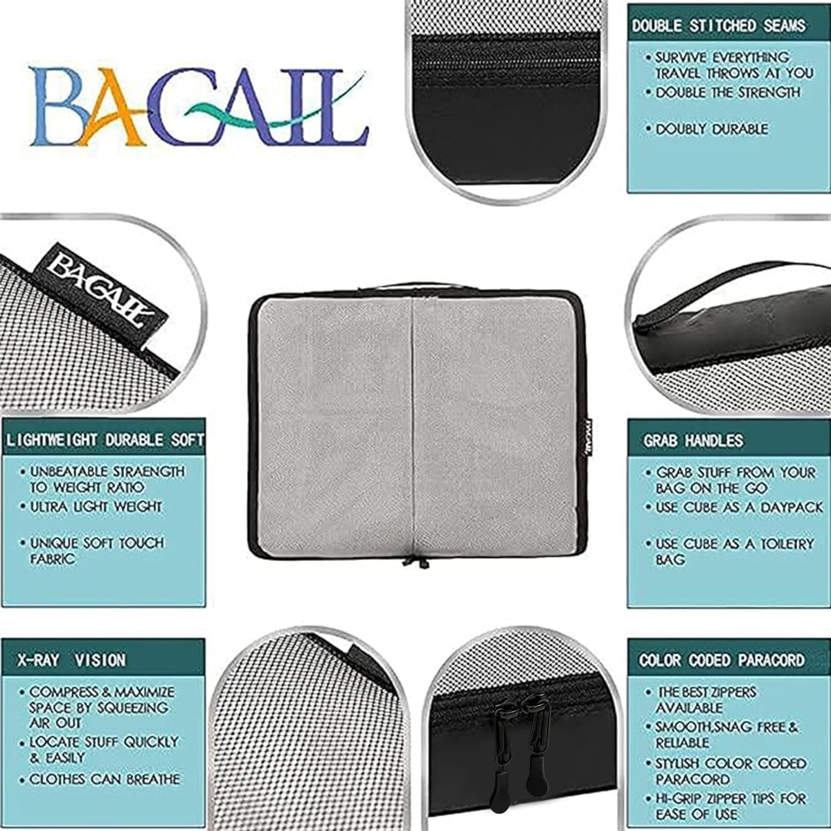Packing Cubes,Travel Luggage Packing Organizers