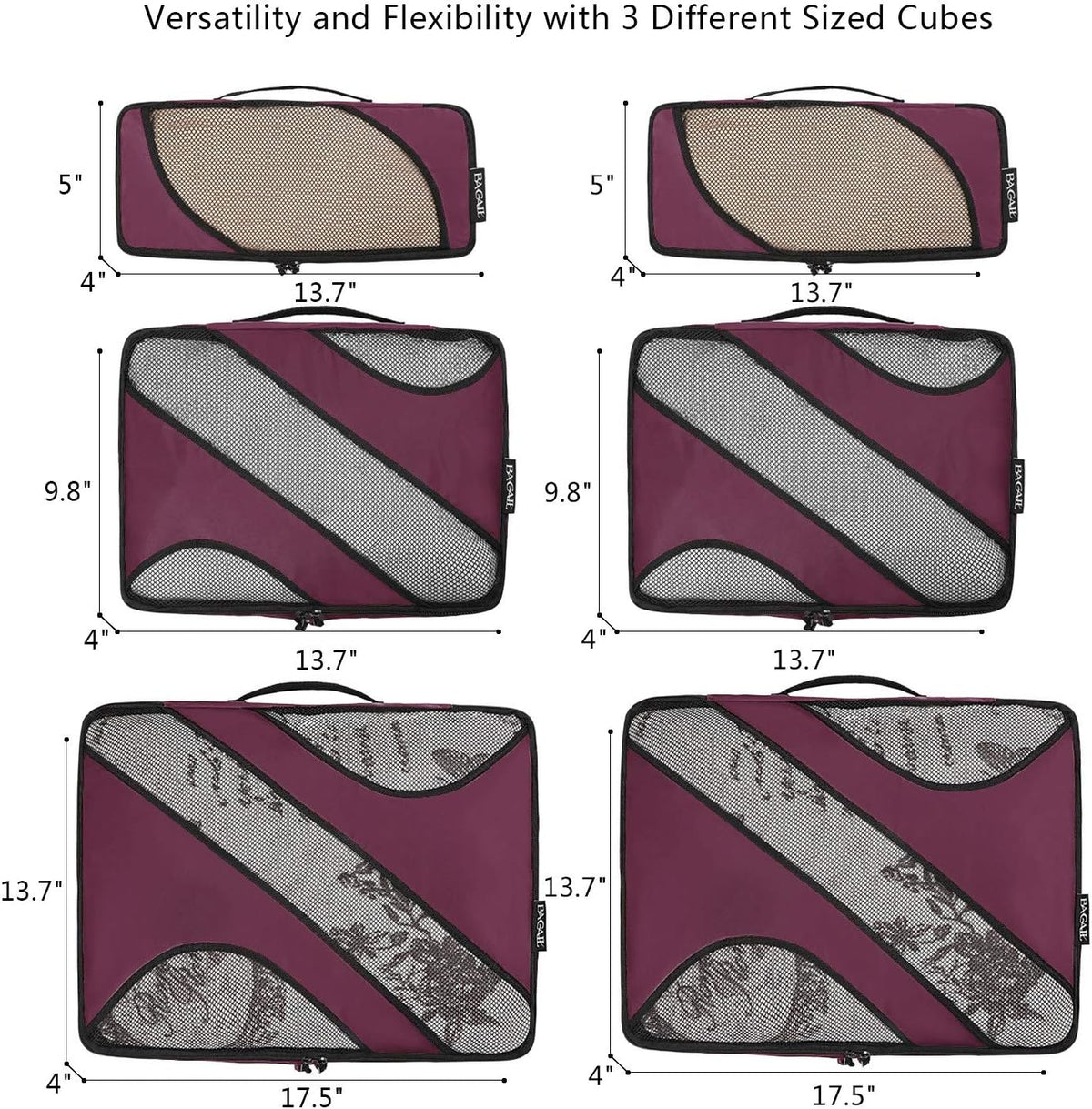Packing Cubes,Travel Luggage Packing Organizers