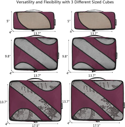 Packing Cubes,Travel Luggage Packing Organizers