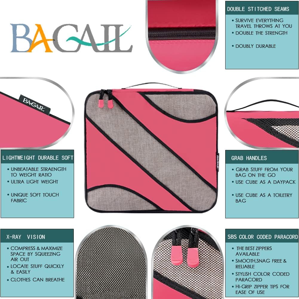 Packing Cubes,Travel Luggage Packing Organizers