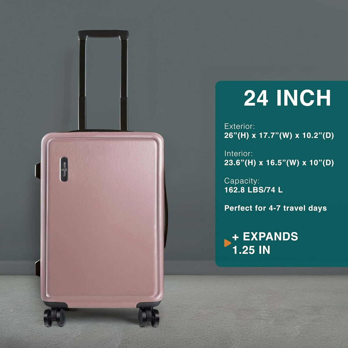 20 Inch Carry On Luggage 22x14x9 Airline Approved, Carry On Suitcase with Wheels, Hard-shell Carry-on Luggage, Durable Luggage Carry-On, Sage Green Small Suitcase with Cosmetic Case
