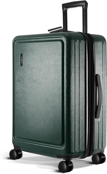 20 Inch Carry On Luggage 22x14x9 Airline Approved, Carry On Suitcase with Wheels, Hard-shell Carry-on Luggage, Durable Luggage Carry-On, Sage Green Small Suitcase with Cosmetic Case