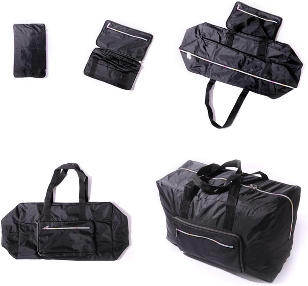 22" Foldable Large Travel Duffel Duffle Bag Sports Gym Tote Bag For Women Overnight Carryon Weekend Bag Shoulder Bag Water Resistant