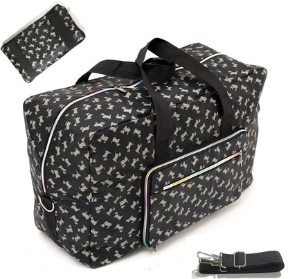 22" Foldable Large Travel Duffel Duffle Bag Sports Gym Tote Bag For Women Overnight Carryon Weekend Bag Shoulder Bag Water Resistant