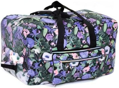 22" Foldable Large Travel Duffel Duffle Bag Sports Gym Tote Bag For Women Overnight Carryon Weekend Bag Shoulder Bag Water Resistant