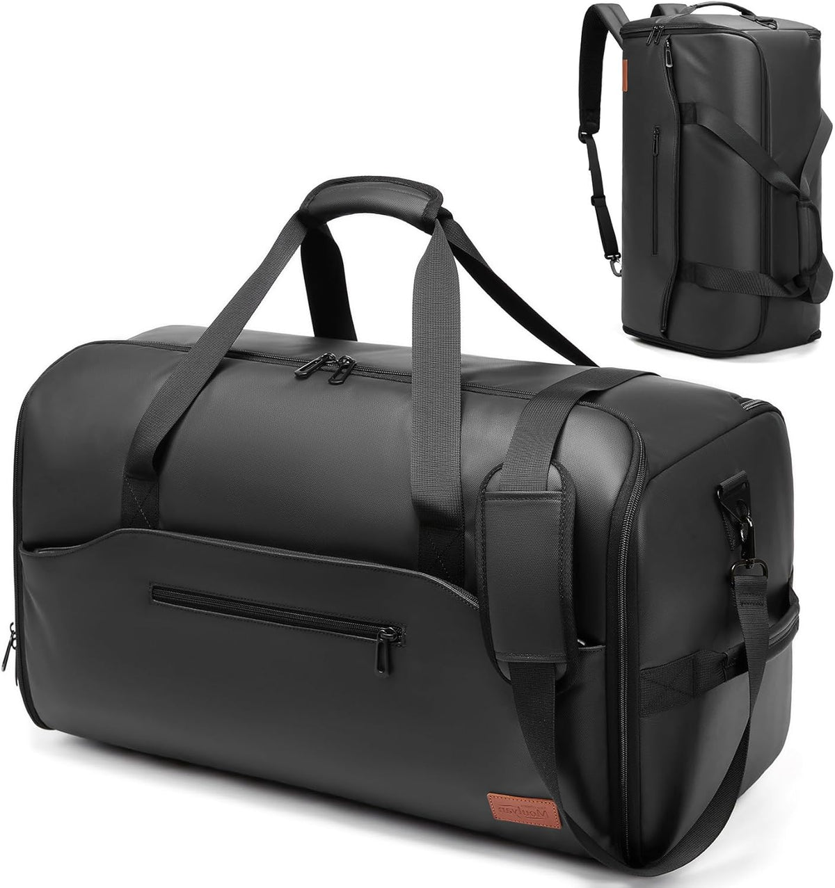 Garment Bags for Travel,45L Carry on Convertible Garment Duffle bag for Men Women - 3 in 1 Hanging Suit Travel Bag with Shoulder Strap