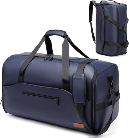 Garment Bags for Travel,45L Carry on Convertible Garment Duffle bag for Men Women - 3 in 1 Hanging Suit Travel Bag with Shoulder Strap