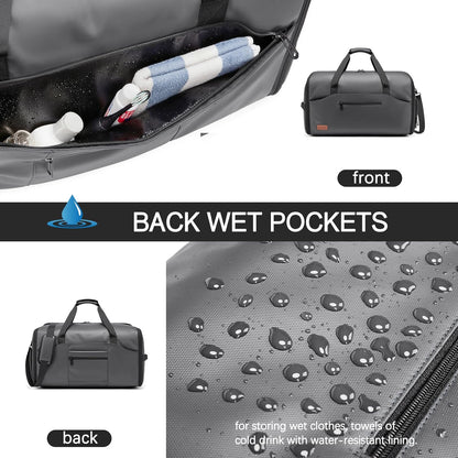 Garment Bags for Travel,45L Carry on Convertible Garment Duffle bag for Men Women - 3 in 1 Hanging Suit Travel Bag with Shoulder Strap