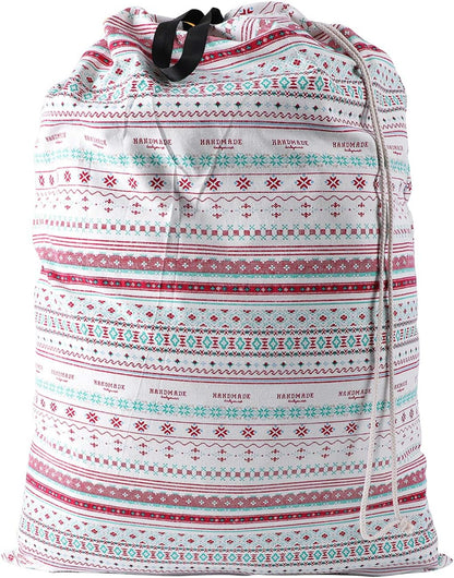 Laundry Bag with Handle and Drawstring, Large Heavy Duty Laundry Bag, 28 x 40 Inches Travel Dirty Clothes Bag for Laundromat and Household