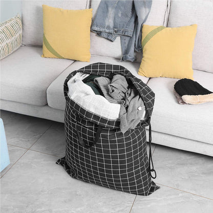 Laundry Bag with Handle and Drawstring, Large Heavy Duty Laundry Bag, 28 x 40 Inches Travel Dirty Clothes Bag for Laundromat and Household