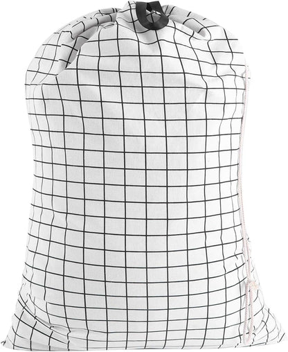 Laundry Bag with Handle and Drawstring, Large Heavy Duty Laundry Bag, 28 x 40 Inches Travel Dirty Clothes Bag for Laundromat and Household