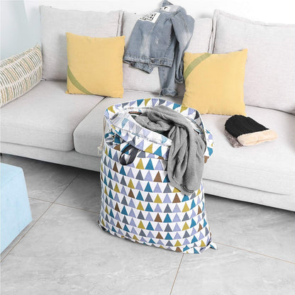 Laundry Bag with Handle and Drawstring, Large Heavy Duty Laundry Bag, 28 x 40 Inches Travel Dirty Clothes Bag for Laundromat and Household