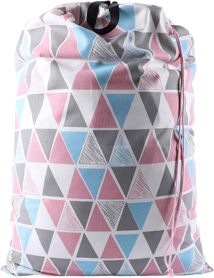 Laundry Bag with Handle and Drawstring, Large Heavy Duty Laundry Bag, 28 x 40 Inches Travel Dirty Clothes Bag for Laundromat and Household