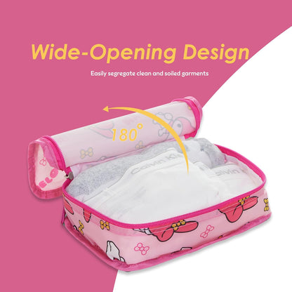 's Hello Kitty Packing Cubes - 5 Piece Packing Cube Bags - Travel Essentials - Suitcase Luggage Organizer Set - Hello Kitty and Friends, My Melody, Kerromi, Kerropi, Badtz-Maru (Hello Kitty)